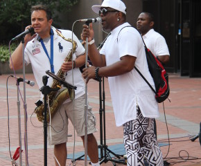 8/5/15 The Dap Squad Live outside The Hennepin County Government Center